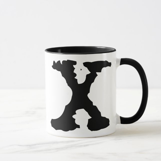 Letter X Mug (Right)