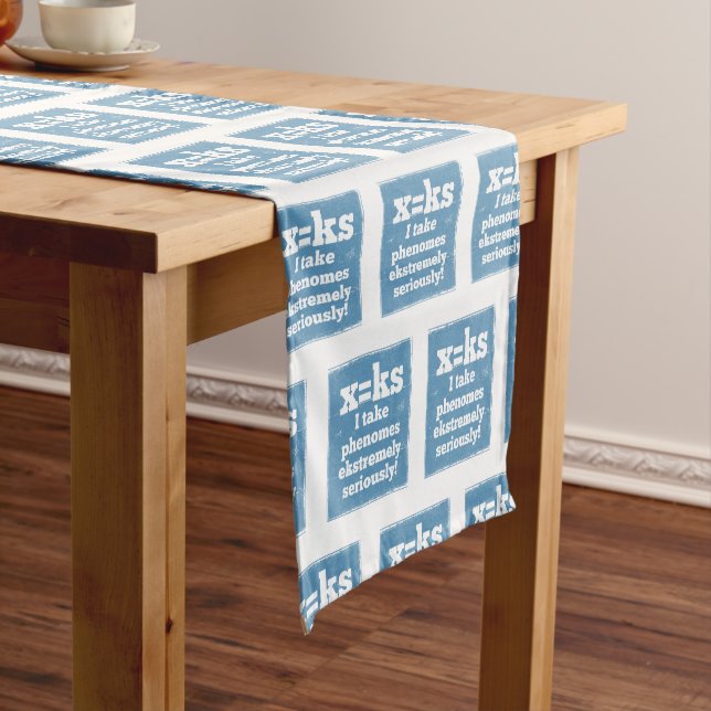 letter x phenome ks sound phonics short table runner (In Situ)