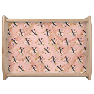 Letter X Serving Tray