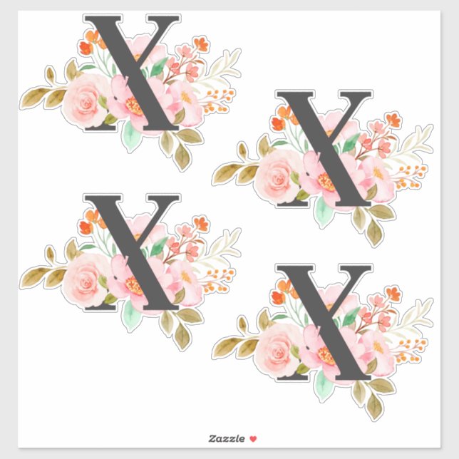 Letter X Sticker (Sheet)