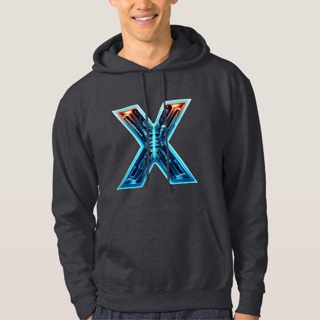 "Letter X: Xtreme Xcellence, Xtraordinary Style Hoodie (Front)