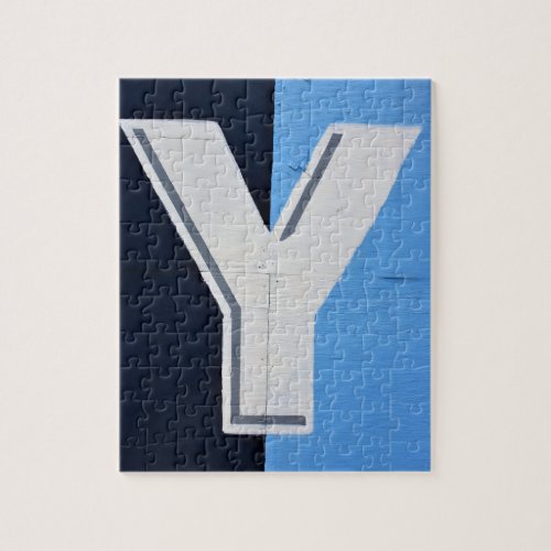 Letter Y Alphabet Photography Jigsaw Puzzle