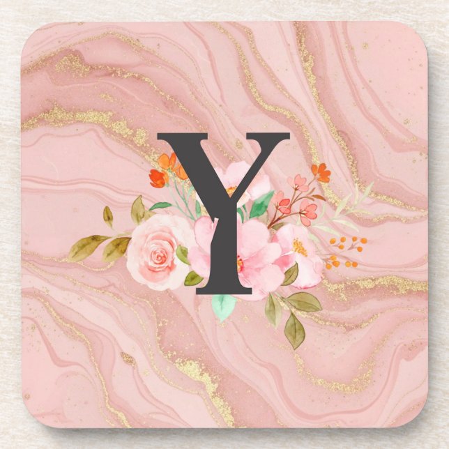 Letter Y Beverage Coaster (Front)