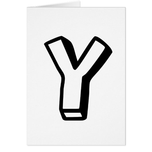 Letter Y Cards (Front)