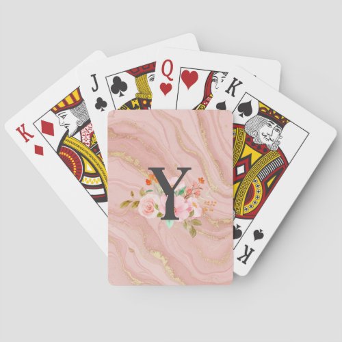 Letter Y Poker Cards