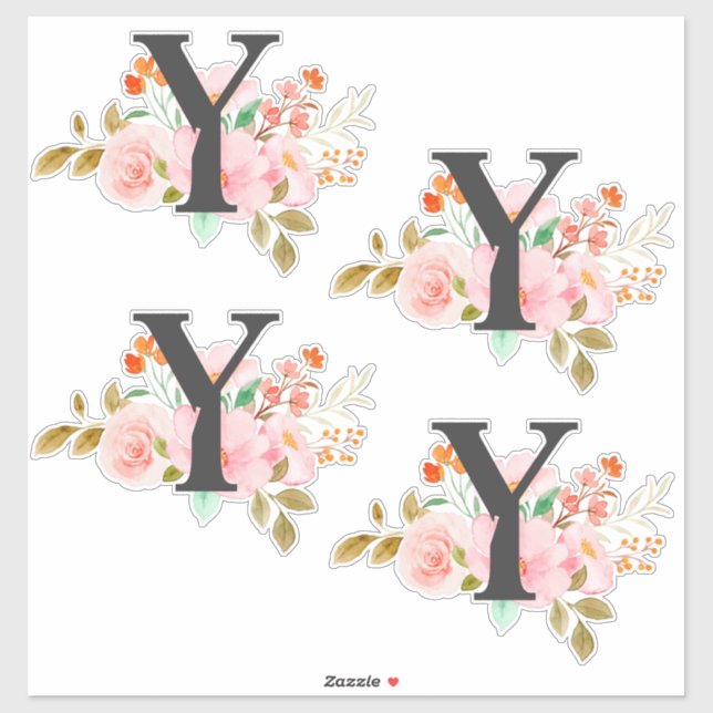 Letter Y Sticker (Sheet)
