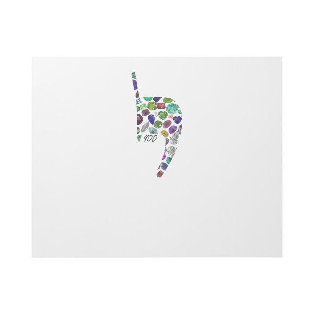 Letter 'YOD' Gallery Wrap (Front)