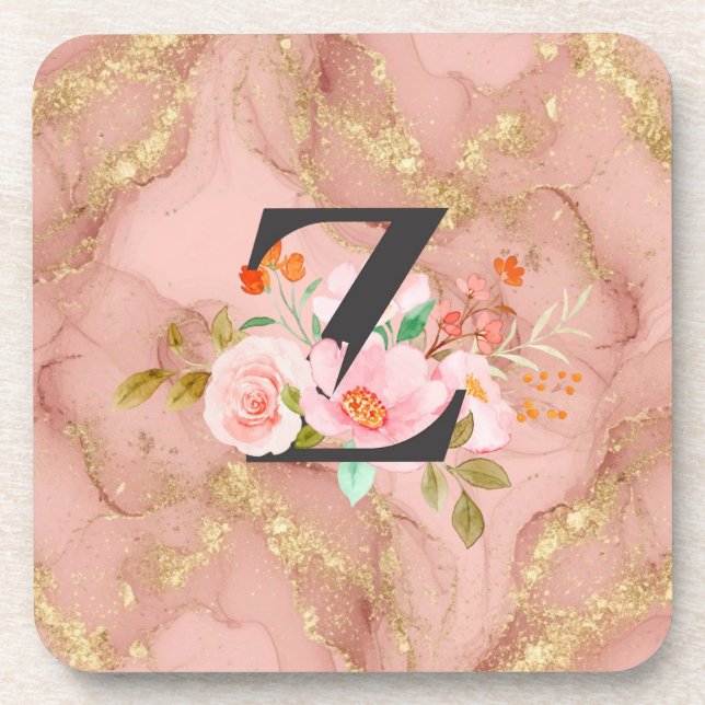 Letter Z Beverage Coaster (Front)