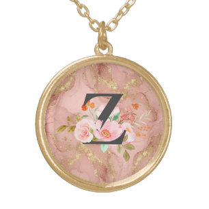 Letter Z Gold Plated Necklace