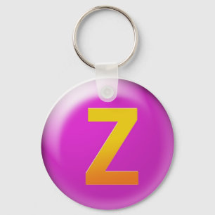 Letter Z Keychain