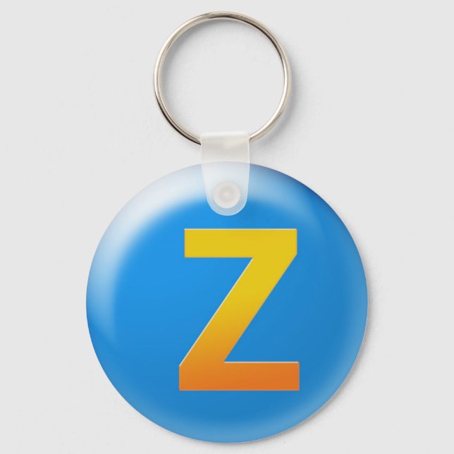 Letter Z Keychain (Front)