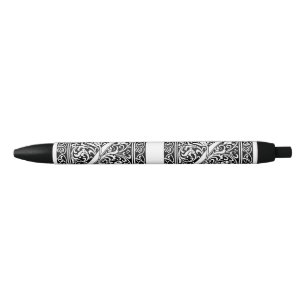 Letter Z Medieval Monogram Art Nouveau Pen