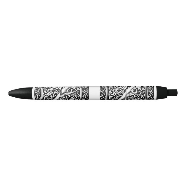 Letter Z Medieval Monogram Art Nouveau Pen (Front)