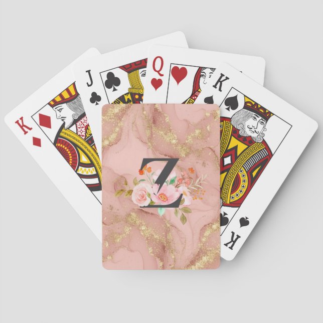 Letter Z Poker Cards (Back)