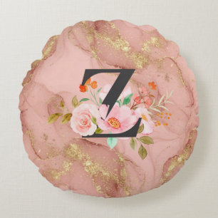 Letter Z Round Pillow