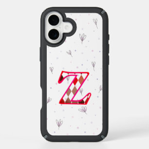 Letter Z iPhone 16 Plus Case