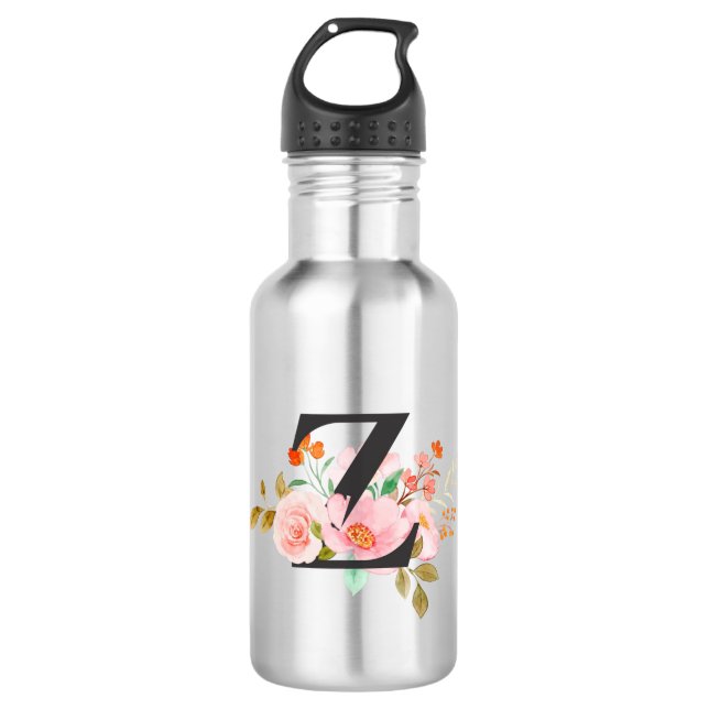 Letter Z Stainless Steel Water Bottle (Front)