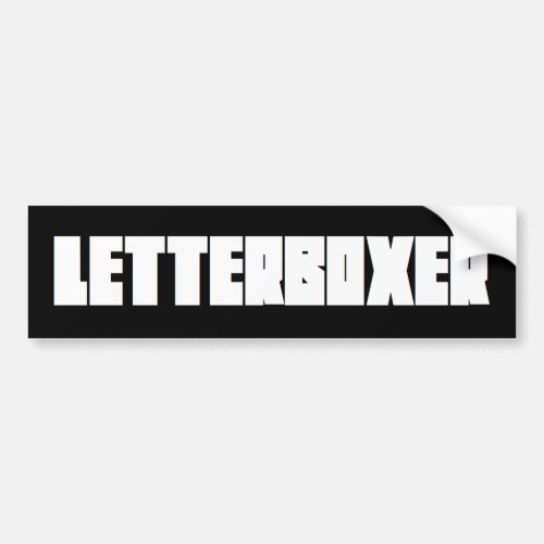 letterboxer bumper sticker