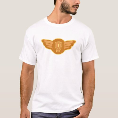 LETTERCOIN ANGEL WINGS V INICIAL DE TU NOMBRE T_Shirt