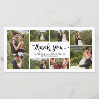 Lettered | Wedding Thank You Photo Card