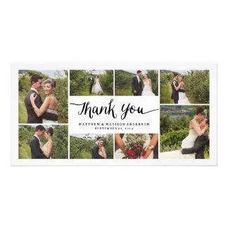 Lettered | Wedding Thank You Photo Card
