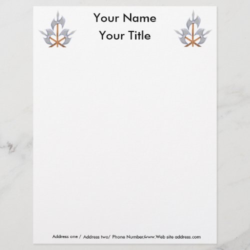 Letterhead 85 x 11