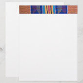 Letterhead, African textile # 2 (Front/Back)