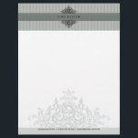 LETTERHEAD - beautiful renaissance 8<br><div class="desc">Original illustration & design copyright edgeplus*cre8tiv 2012. A clean, yet elegant design for your letterheads - stand out from the crowd with this little number! Easy to customize with your own text - make it yours! Perfect for many professions looking for that visual creative edge over their competitors to stand...</div>