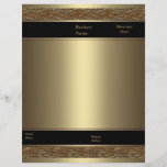 Letterhead Business Brown Metal Bronze Gold<br><div class="desc">Letterhead Business Brown Metal Bronze Gold Company Office  Trim</div>