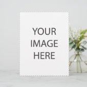 LETTERHEAD CUSTOMIZE YOUR OWN - ADD YOUR OWN IMAGE (Standing Front)