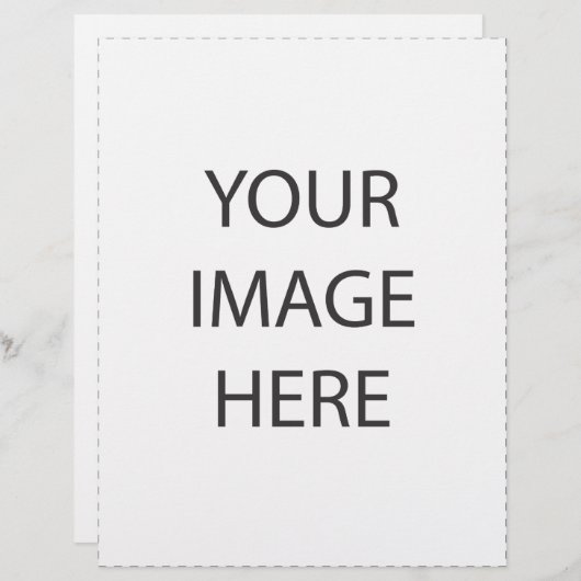 LETTERHEAD CUSTOMIZE YOUR OWN - ADD YOUR OWN IMAGE (Front/Back)