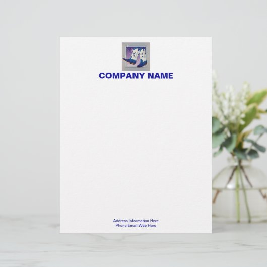 Letterhead - Electric Slide Cowboy Boots (Standing Front)