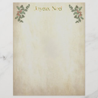 Letterhead Joyeux noel