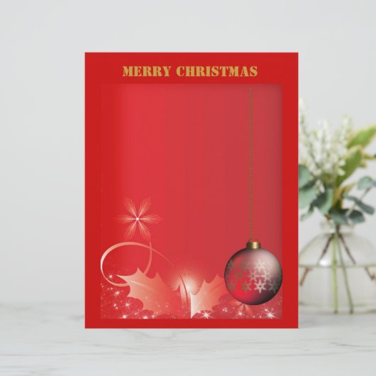 Letterhead Merry Christmas (Standing Front)