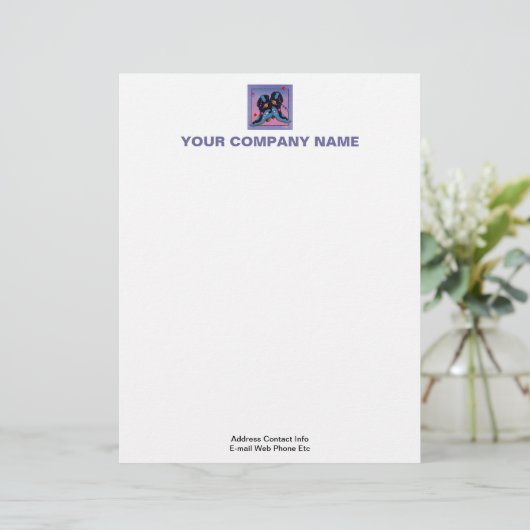 Letterhead - Midnight Cowboy Boots (Standing Front)