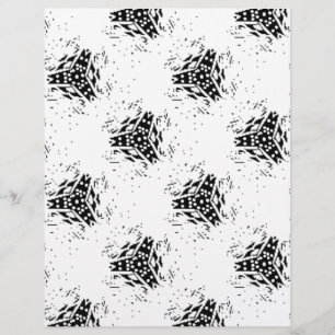 Letterhead   Modern Geometric Black Design