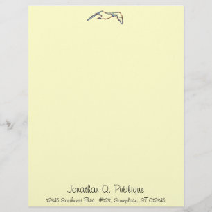 Letterhead - Neon Seagull