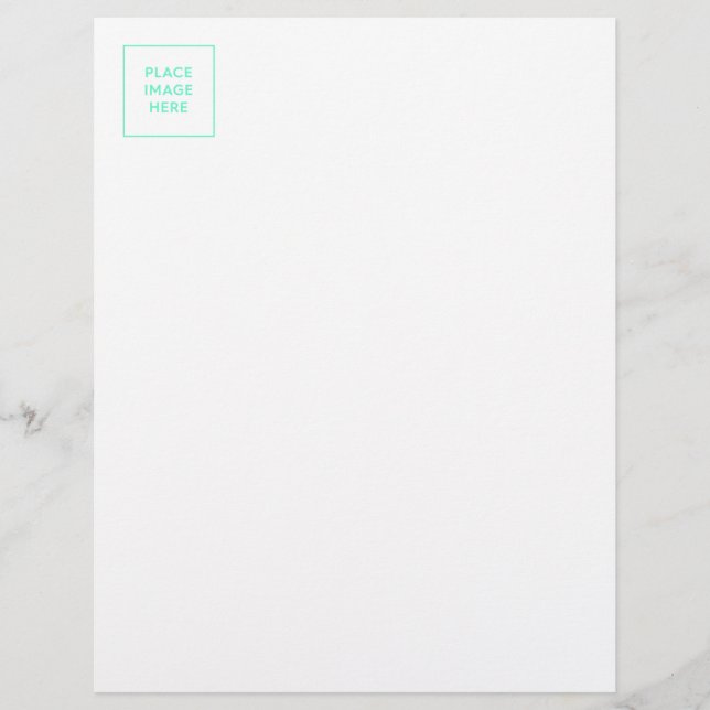 Letterhead Paper, Size: 8.5" x 11", (Front)