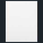 Letterhead Paper, Size: 8.5" x 11", Paper: Matte,<br><div class="desc">Create Your Own white solid Custom Supplies,  minimalist style which can be easily updated with your Photo and text. If you need any help personalizing this product,  please contact me using the message button below and I will be happy to help.</div>