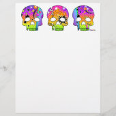 Letterhead - POP ART SKULLS (Front)