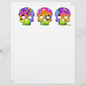 Letterhead - POP ART SKULLS (Front/Back)