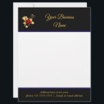 Letterhead red rose business 2<br><div class="desc">Letterhead for Elegant Classy Red Rose Floral Black Gold Leaf. Classy Ornate Professional and stunning Business Card Zizzago created this design PLEASE NOTE all flat images! They Do NOT have real Gold Glitter, Diamonds Jewels or real Bows!! All Designs are Copyrighted! Content and Designs © 2000-2025 Zizzago™ ® © (Trademark)...</div>