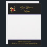 Letterhead red rose business 2<br><div class="desc">Letterhead for Elegant Classy Red Rose Floral Black Gold Leaf. Classy Ornate Professional and stunning Business Card Zizzago created this design PLEASE NOTE all flat images! They Do NOT have real Gold Glitter, Diamonds Jewels or real Bows!! All Designs are Copyrighted! Content and Designs © 2000-2025 Zizzago™ ® © (Trademark)...</div>