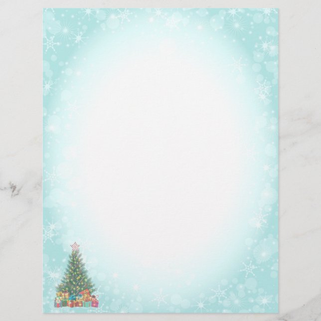 Letterhead snowflakes (Front)