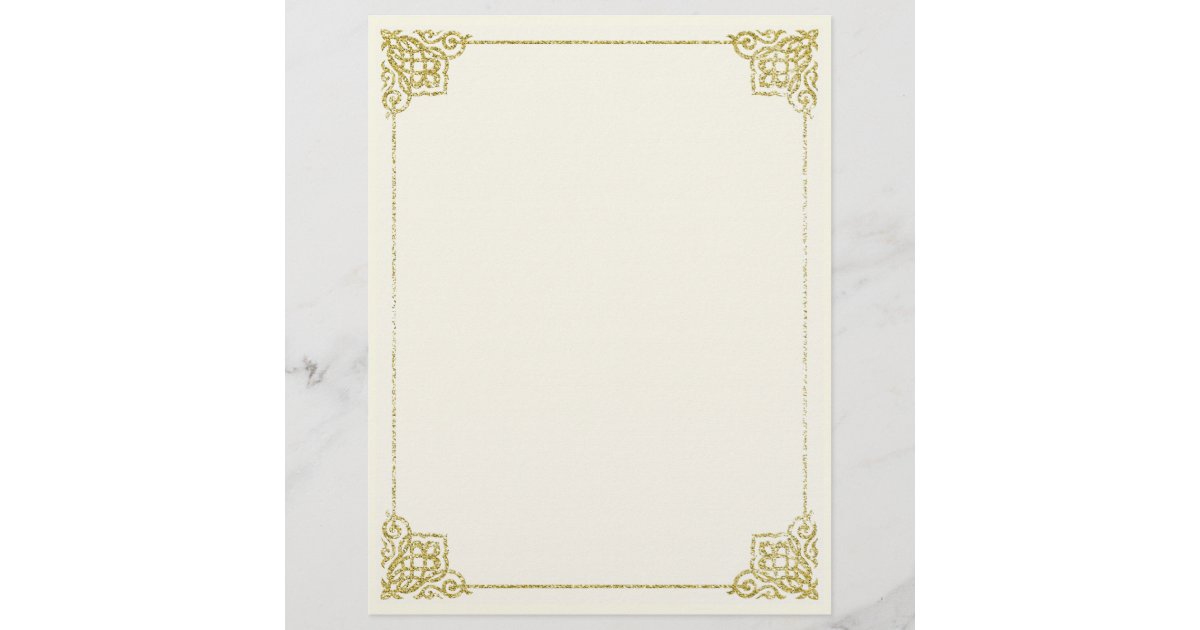 Elegant writing paper stationery image