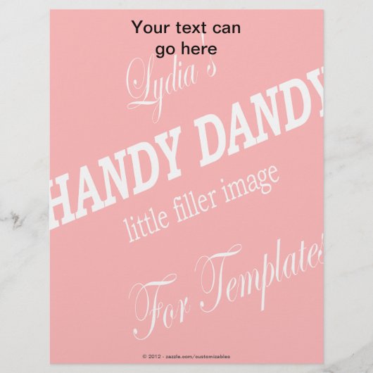 Letterhead Template (Front)