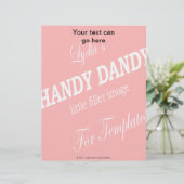 Letterhead Template (Standing Front)