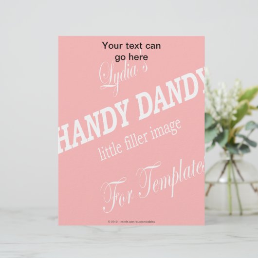 Letterhead Template (Standing Front)