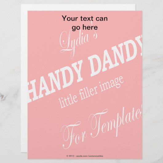 Letterhead Template (Front/Back)