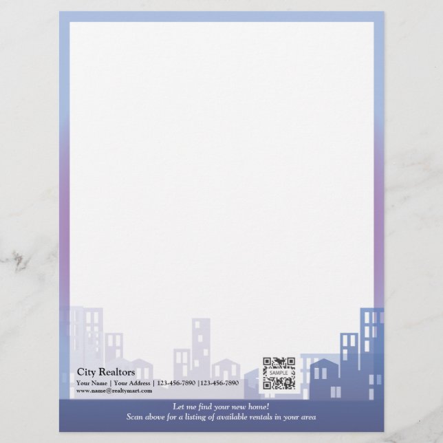Letterhead Template City Realtors (Front)